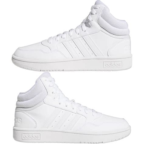 schoenen dames adidas halfhoog|Adidas Sportswear HOOPS 3.0 MID Wit .